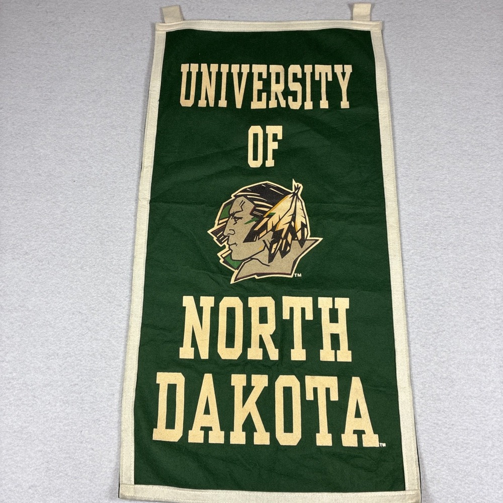 Collegiate Pacific University of North Dakota Fighting Sioux Felt Banner 18x34